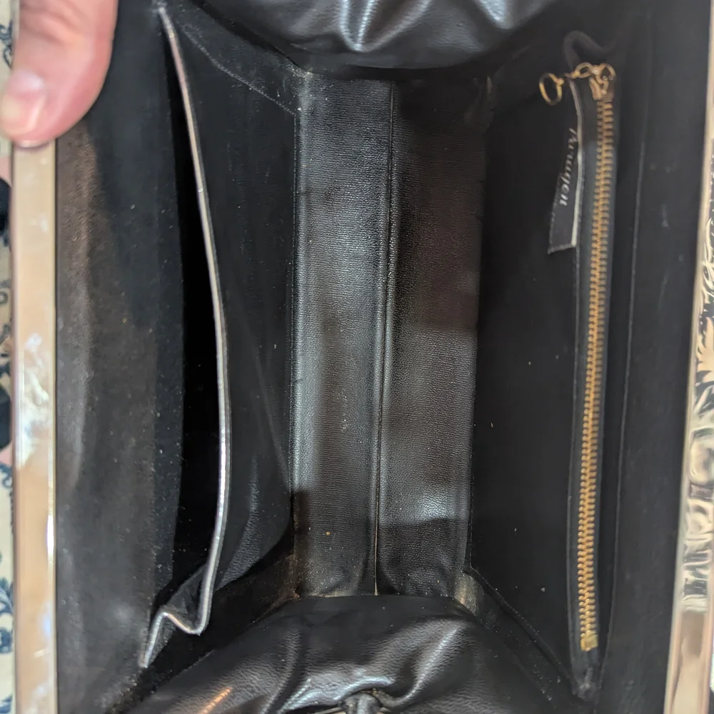Vintage Paragon Montréal Black Leather Frame Shoulder Bag - Picture 7 of 9